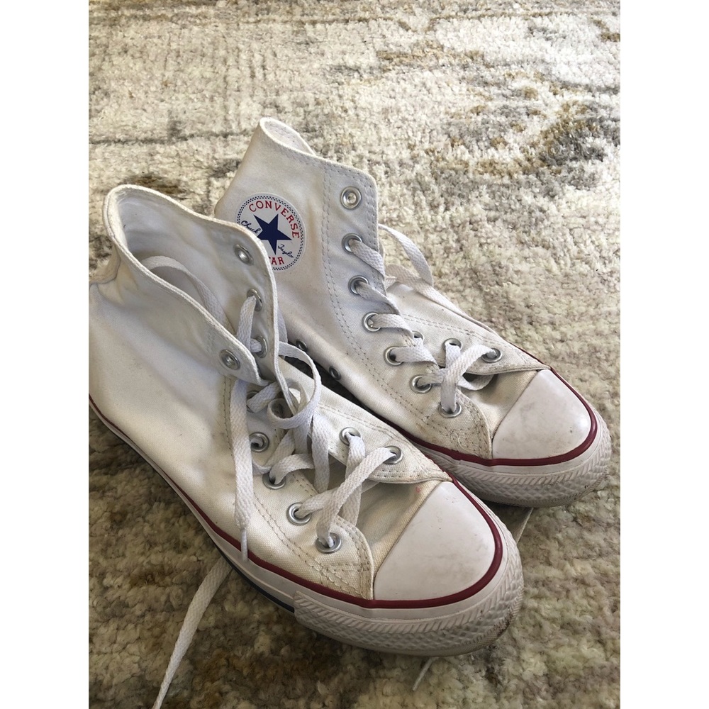 Converse White high tops